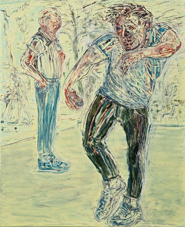 
                  15 Aout 2020 Paris, 2020, Oil on canvas, 73 x 60 cm        