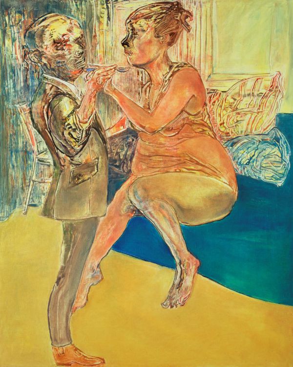 
                  12 Décembre 2020 Paris, 2020, Oil on canvas, 92 x 73 cm        