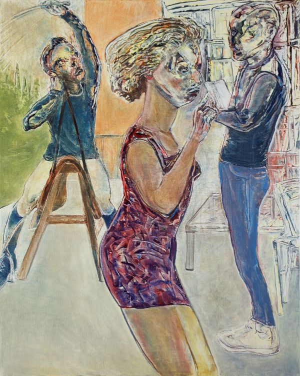 
                  15 Décembre 2020 Paris, 2020, Oil on canvas, 92 x 73 cm        
