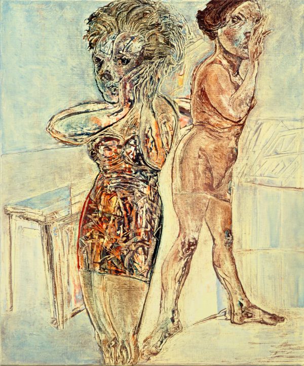 
                  29 Janvier 2021 Paris, 2021, Oil on canvas, 65 x 54 cm        