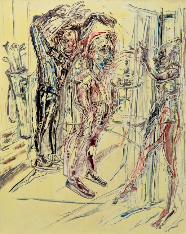 
                  27 Mai 2021 Paris, 2021, Oil on canvas, 92 x 73 cm        