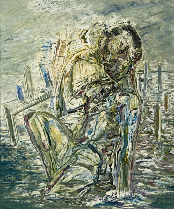 
                  4 Séptembre 2021 Paris, 2021, Oil on canvas, 65 x 54 cm        